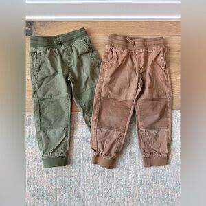 H&M Kids Olive and Chestnut Joggers Bundle